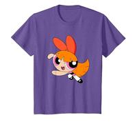 Cartoon Network Powerpuff Girls Blossom T-Shirt, Enfant, Violet Chiné, 2 Ans