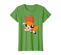 Cartoon Network Powerpuff Girls Blossom T-Shirt, Femme, Herbe, XS