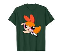 Cartoon Network Powerpuff Girls Blossom T-Shirt, Homme, Vert Forêt, XXL