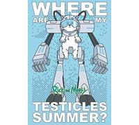 Cartoon Network Rick and Morty (Where are My Testicles) Maxi Poster, Papier, Multicolore, 61 x 91,5 cm