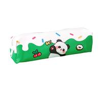 Cartoon Panda Pencil Case Zippered Bag for Student Adult Large Capacity Pen Pouches Travel Cosmetic Storage Bag Teen Girl Case