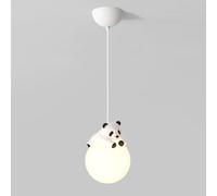 Cartoon Panda Pendant Light, Lampe Suspendue au Chevet, Lampes de Suspension de planète Acrylique, Les lumières d'éclairage décoratives de Chambre pour Enfants, Socket G9, Lustre Simple Moderne