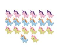 Cartoon Pencil Erasers Cute Colorful Safe Harmless 20pcs Set for Kids Classroom Rewards School Supplies PTR Material Bright Fun Designs