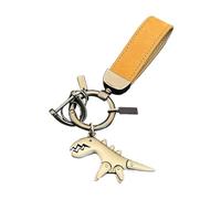 Cartoon Pendant - zinc porte-clés mignon pour les collectionneurs, cadeau amusant avec clip de clés, accessoire de dinosaure décoratif pour adultes amis famille, finition en argent, ta