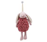 Cartoon Petit Lapin Serviette de bain fonctionnelle Animal Serviette de bain en microfibre douce Serviette sèche Décoration amusante pour salle de bain, salon, couloir (rouge, 35 cm)
