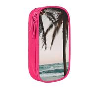 Cartoon Pigeon 1 Trousse à crayons pratique multi-compartiments pour bureau, voyage, école, art quotidien, rose, Taille unique, Poche de rangement