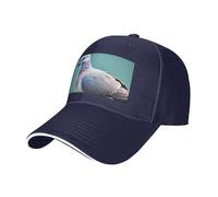 Cartoon Pigeon 4 Print Neutral Sandwich Hat Style Fit All Year Round Adjustable Baseball Caps Snug Secure, bleu marine, Taille unique