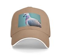 Cartoon Pigeon 4 Print Neutral Sandwich Hat Style Fit All Year Round Adjustable Baseball Caps Snug Secure, naturel, Taille unique
