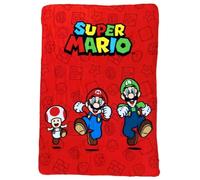 CARTOON Plaid enfant Super Mario couverture 100 % polyester 100 x 140 cm