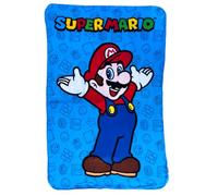 CARTOON Plaid pour enfants 100 x 150 cm, couverture en polaire 100 % polyester doux 210 g/m² (Super Mario,1)