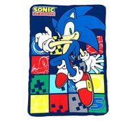 CARTOON Plaid pour enfants Sonic couverture 100% polyester 100x140 cm