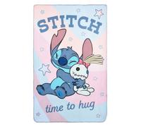 CARTOON Plaid Stitch Scrump Disney pour enfants 100 x 150 cm couverture douce en polaire 100% polyester 220 g/m² chaude et légère idéale pour la chambre, le lit ou le canapé