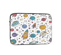 Cartoon Planet Housse pour ordinateur portable de 15" pour homme et femme, résistante à l'eau, résistante aux chocs