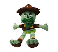 Cartoon Plush Figure - Soft Character Doll, Green Beard Expression Toy with Odd Face Design, Decorative Fabric, Stuffed Display Ornament, Accent Piece for Shelf Car Interior and Casual Gifting Use