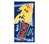 CARTOON Pokémon Pikachu Serviette de plage 70 x 140 cm en coton doux absorbant idée cadeau pour enfants et fans Pokémon