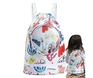 Cartoon Pool Backpack, Wet Dry Separation Sackpack, Beach Shoe Bag Kid | Clean Gear Separation, Wet Dry Storage Pocket, Organized Water Fun Experience, Active Youth Daily Travel Convenience