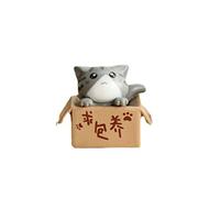 Cartoon Poor Box, Modèle Mignon de Chat pour la Maison, Décoration de Voitures, en Matériau en PVC Couleur Vibrante Utilisation Durable, Grande Idée , Conception Exquise, Décoration Polyvalente avec