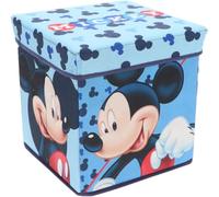 CARTOON Pouf Mickey Disney pour enfants, multifonction, boîte de rangement pour assise, 30 cm