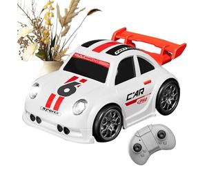 Cartoon Rechargeable Modes, Remote Control Drift Car, 4.72 Inch Mini Vehicle with Strong Motor, Racing Toy with Easy Setup, Household Supply Accessory for Family Gathering Weekend Party Outdoor Event