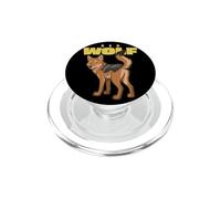 Cartoon Red Wolf Race Animal Lover Cute Wolves PopSockets PopGrip pour MagSafe