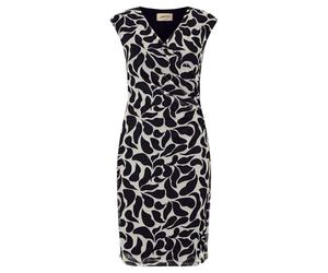 Cartoon Robe décontractée sans Manches pour Femme, Blanc/Noir, 38