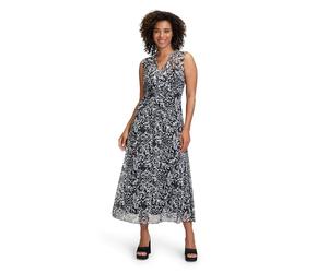 Cartoon Robe d'été pour Femme de la Marque, Blanc/Noir, 38