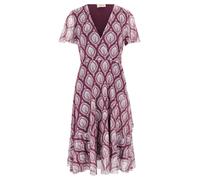 Cartoon Robe gris clair / prune, Taille 42