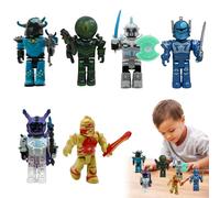 Cartoon Robll0x Figurines, 6 Pièces Decoration Gateau Robll0x, Cake Topper Robll0x, Robl0x Figures, Robl0x Torsendeko, Robll0x Figurines Jouets, Décoration Gâteau Anniversaire Robll0x