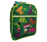 CARTOON Sac à dos de maternelle Crazy Dino sac d'école pour enfants dinosaures 30 x 25 x 10 cm accessoire loisirs, vert