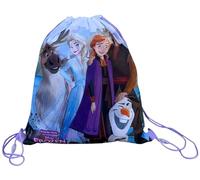 CARTOON Sac avec bretelles en corde et fermeture à cordon sac 40 x 35 cm accessoire pour enfants, La Reine des neiges., 40 x 35 cm