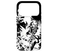 Cartoon Saxophone Guy Marching Band Coque pour iPhone 17 Pro