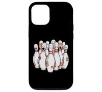 Cartoon Scared Bowling Pins - Funny Sport Bowler Tee Coque pour iPhone 12/12 Pro