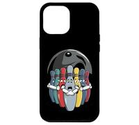 Cartoon Scared Bowling Pins - Funny Sport Bowler Tee Coque pour iPhone 12 Pro Max