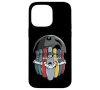 Cartoon Scared Bowling Pins - Funny Sport Bowler Tee Coque pour iPhone 14 Pro Max
