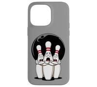Cartoon Scared Bowling Pins - Funny Sport Bowler Tee Coque pour iPhone 14 Pro Max