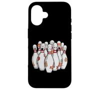 Cartoon Scared Bowling Pins - Funny Sport Bowler Tee Coque pour iPhone 16