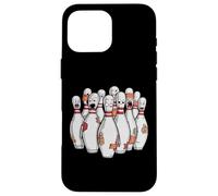 Cartoon Scared Bowling Pins - Funny Sport Bowler Tee Coque pour iPhone 16 Pro Max