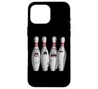 Cartoon Scared Bowling Pins - Funny Sport Bowler Tee Coque pour iPhone 16 Pro Max