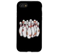 Cartoon Scared Bowling Pins - Funny Sport Bowler Tee Coque pour iPhone SE (2020) / 7 / 8
