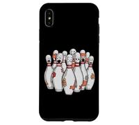 Cartoon Scared Bowling Pins - Funny Sport Bowler Tee Coque pour iPhone XS Max
