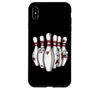 Cartoon Scared Bowling Pins - Funny Sport Bowler Tee Coque pour iPhone XS Max