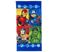 CARTOON Serviette de plage Avengers Disney en microfibre de polyester pour enfants 245 gsm taille 70 x 140 cm plage piscine