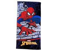 CARTOON Serviette de plage en coton héros Spiderman en stock, serviette Marvel en coton, plage, piscine, 70 x 140 cm