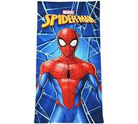 CARTOON Serviette de plage en microcoton, plage, piscine, 70 x 140 cm (Spiderman)