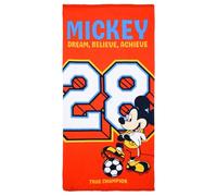 CARTOON Serviette de plage Mickey Disney en microfibre polyester serviette pour enfants 240 gsm taille 70 x 140 cm plage piscine