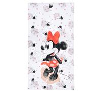 CARTOON Serviette de plage Minnie Disney en microfibre polyester serviette adulte 240 gsm taille 90 x 170 cm plage piscine