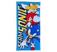 CARTOON Serviette de plage Sonic Tails Knuckles serviette de plage en microfibre pour enfants 140 x 70 cm