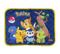 CARTOON Set de table Pikachu Pokémon en tissu imperméable protection de table lavable et résistant à la chaleur, n'absorbe pas 40 x 30 cm, 100 % polyester
