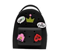 Cartoon Silicone Backpack, Cute Waterproof Jelly Silicone Backpack with Charm, Adjustable Lightweight Travel Bag, Girls' Backpack Purse for School, Travel, Everyday Use, and Casual Adventures