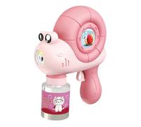 Cartoon Snail Bubble Machine, Automatic Bubble Blower, 2.56x5.91x7.48 inches Toy with Light Music, Indoor and Outdoor Bubbles Activity, Bubbles Blower for Easter Basket Stuffers and Kids